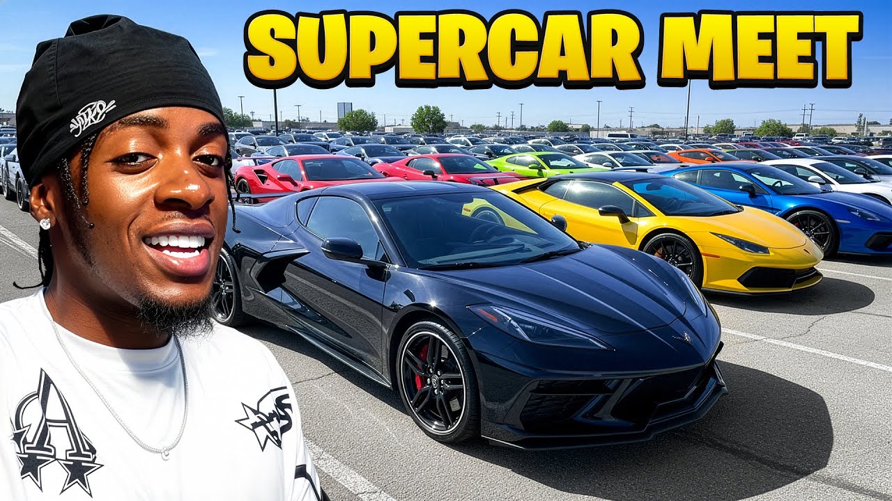 STRAIGHT PIPED C8 CORVETTE Z06 CUTTING UP to a Supercar Meet! (INSANE F1 SOUND) Miami Supercars POV