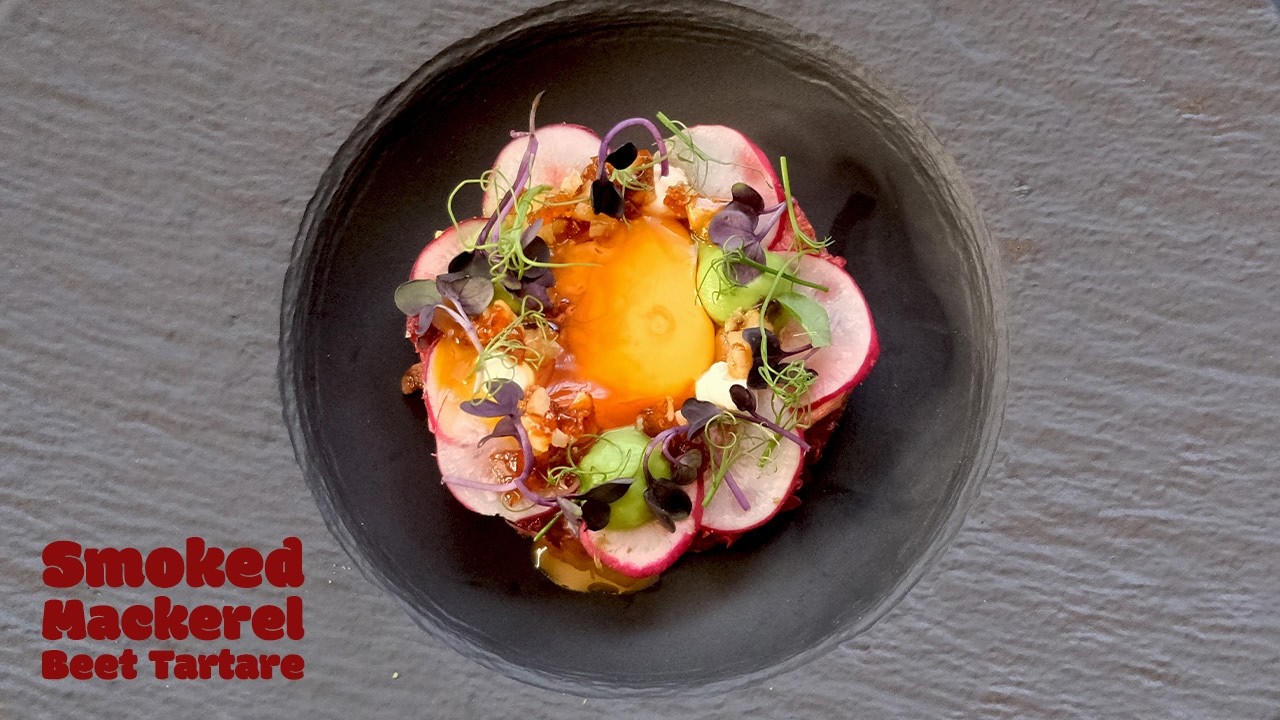 Smoked Mackerel Beet Tartare Recipe