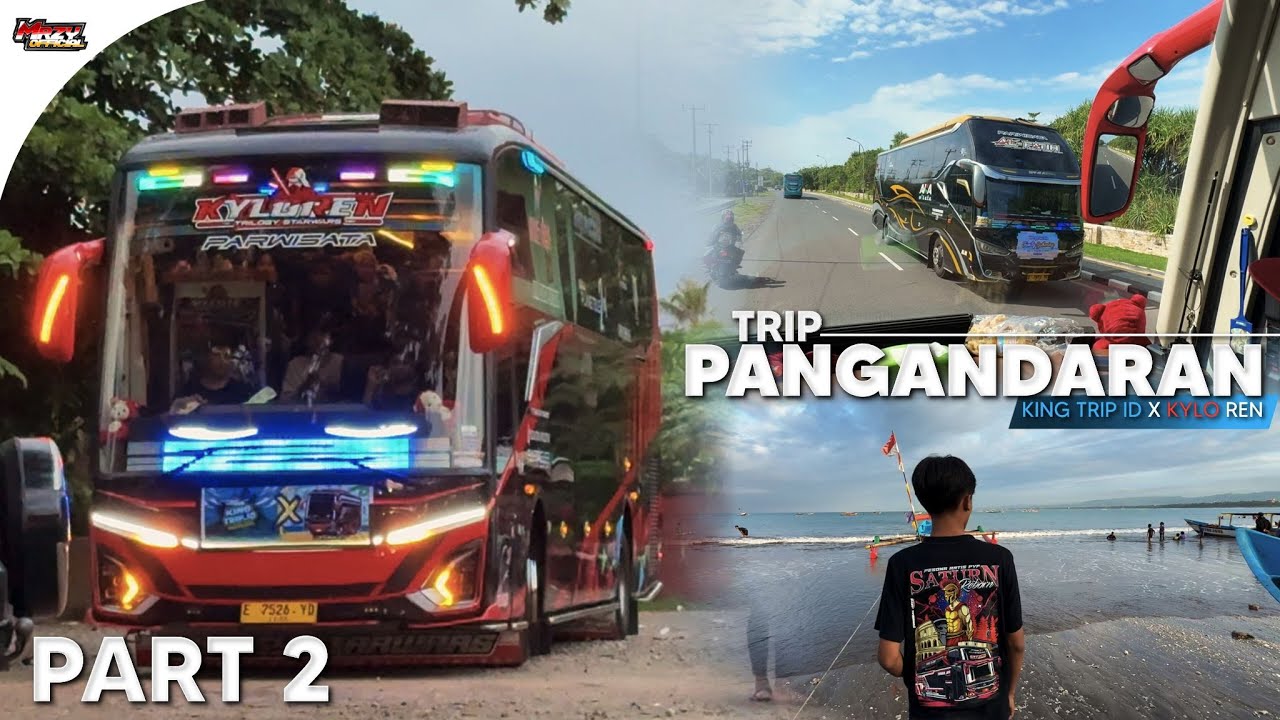 PART 2 SAMPAINYA DI PANTAI PANGANDARAN DENGAN KYLO REN || TRIP PANGANDARAN KING TRIP ID X KYLO REN🤩🤩