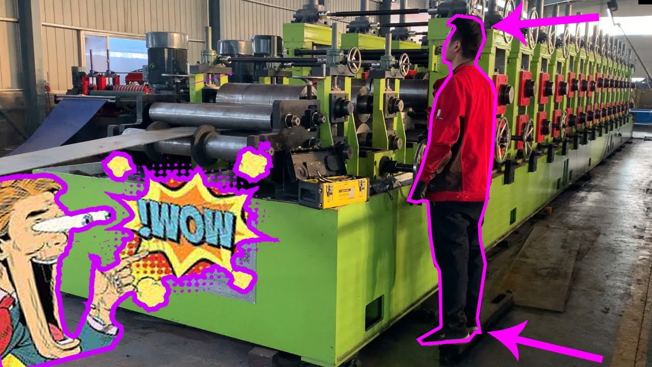 Heavy gauge U channel roll forming machine | High thickness U channel machine