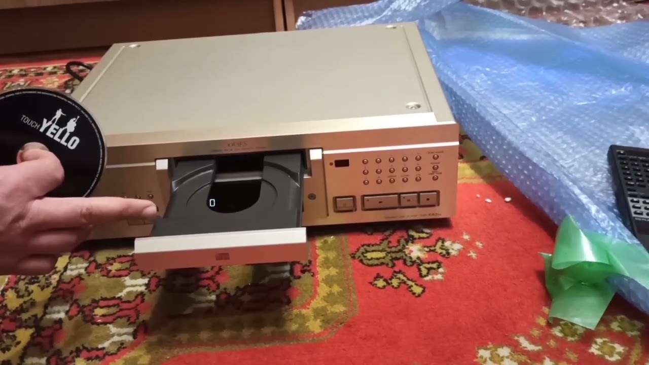 Распаковка CD player Sony XA 3 ES- pref. Fukuoka, включение, проверка, звучание.  Алексей Пономарёв.