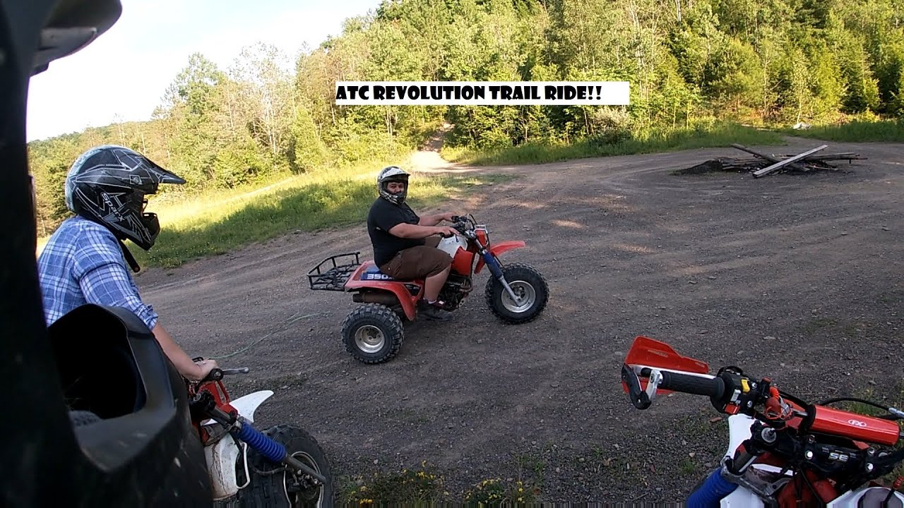THREE WHEELER TRIO TRAIL RIDE! HONDA ATC'S OUT FOR A RIP!