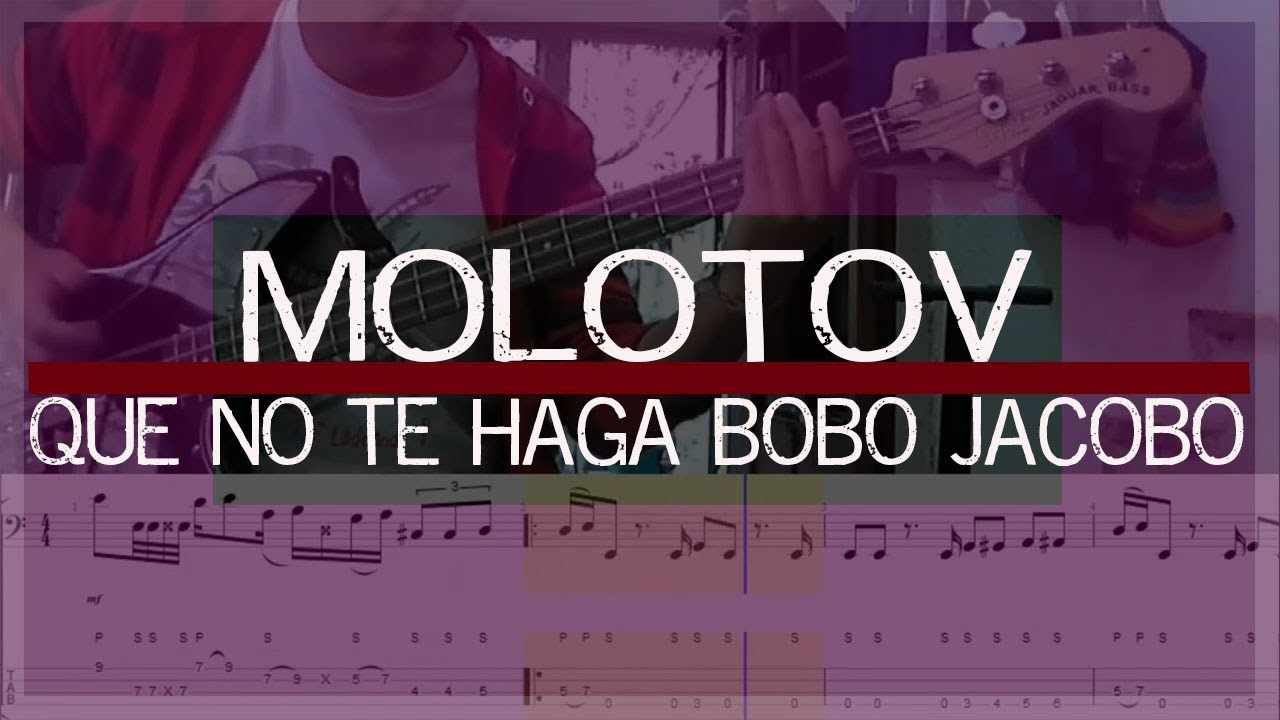 Que no te haga bobo jacobo- Molotov Cover de bajo con tablatura (bass cover + TAB)