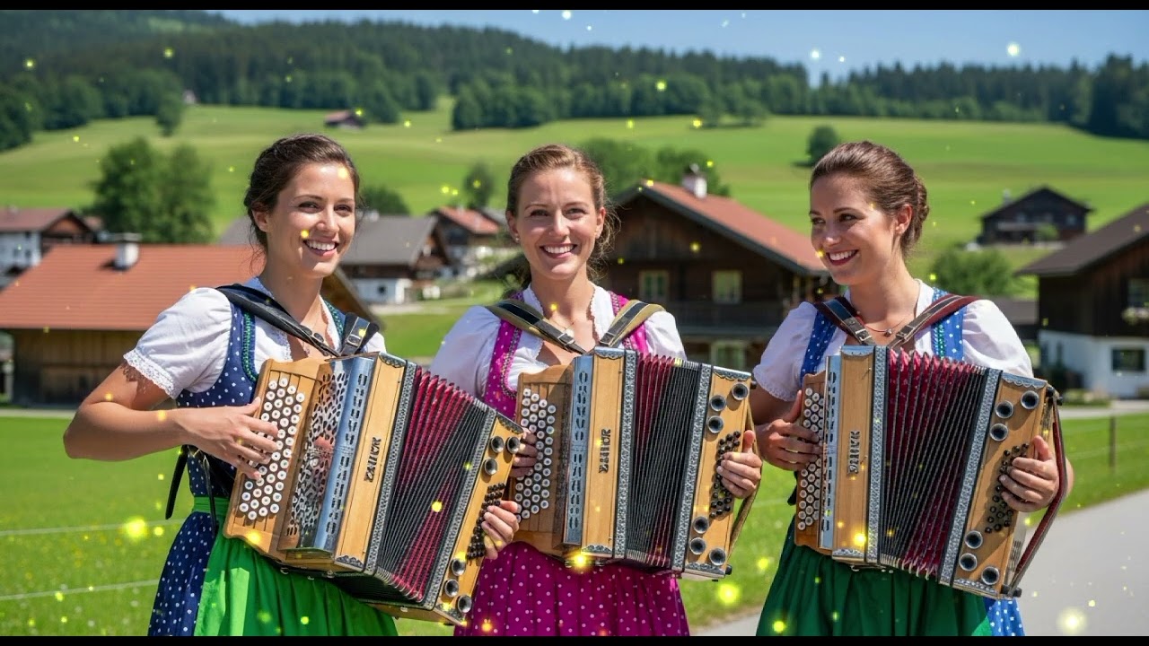 Golden Hour in the Alps – Romantic German Accordion Dreams