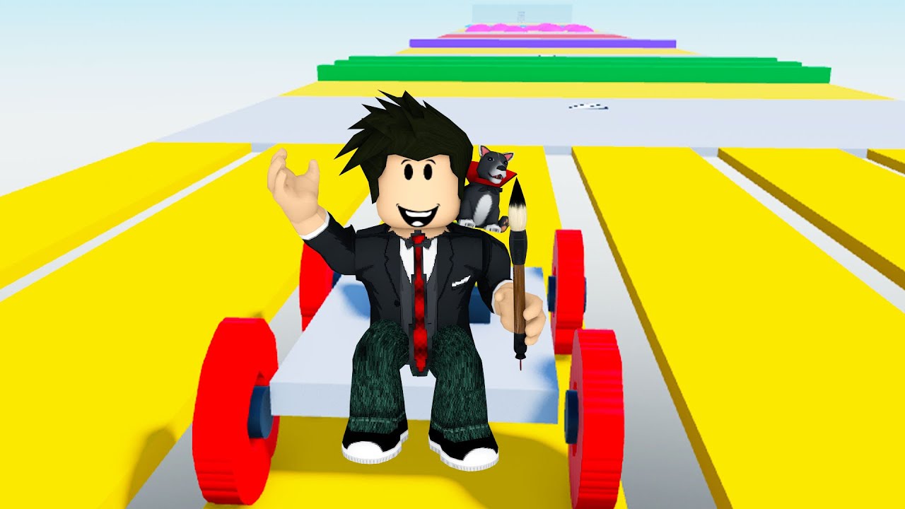 DESENHAR RODA DO CARRO | Roblox - Wheel Drawing Obby