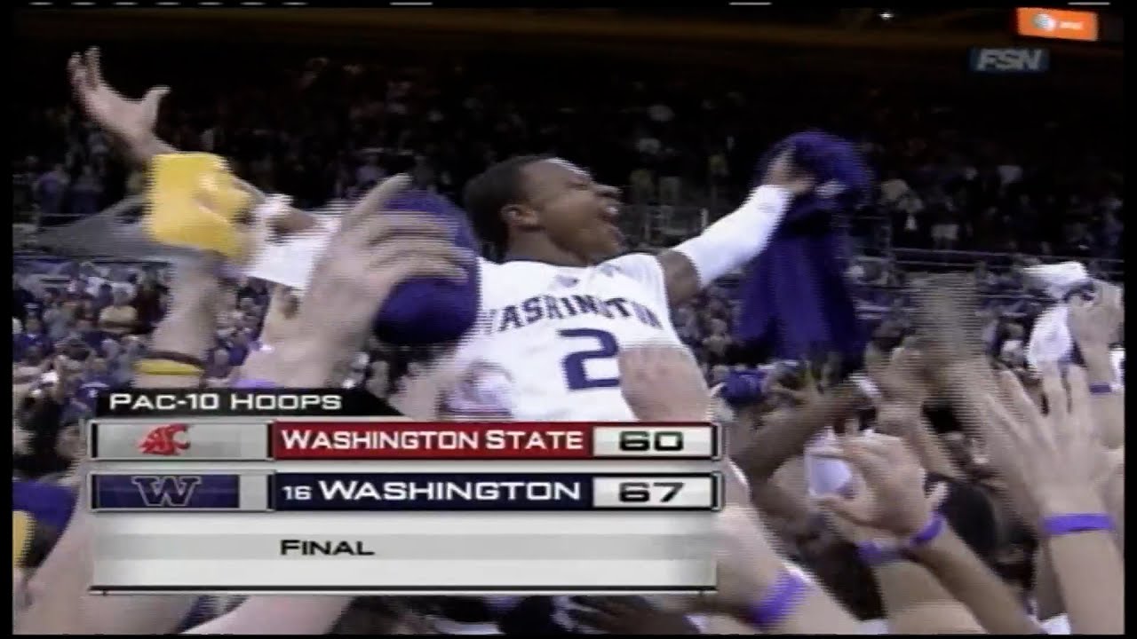 Men's Basketball: Apple Cup - UW vs Washington State, 03/07/09