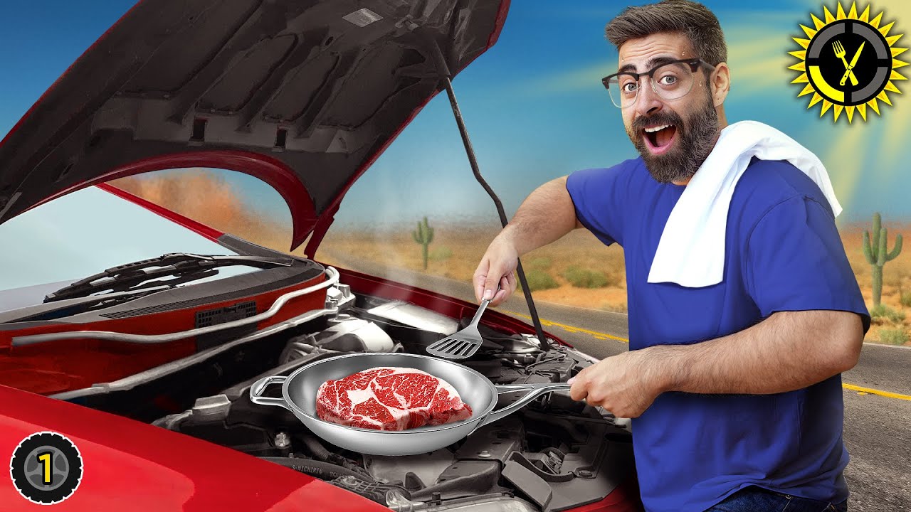 Food Theory: I Cooked a Steak on My Car Engine