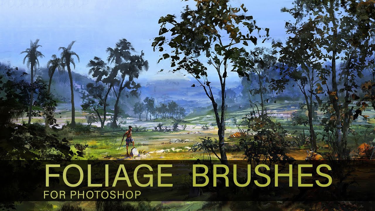Eric Elwell's Foliage Brushes for Photoshop painting