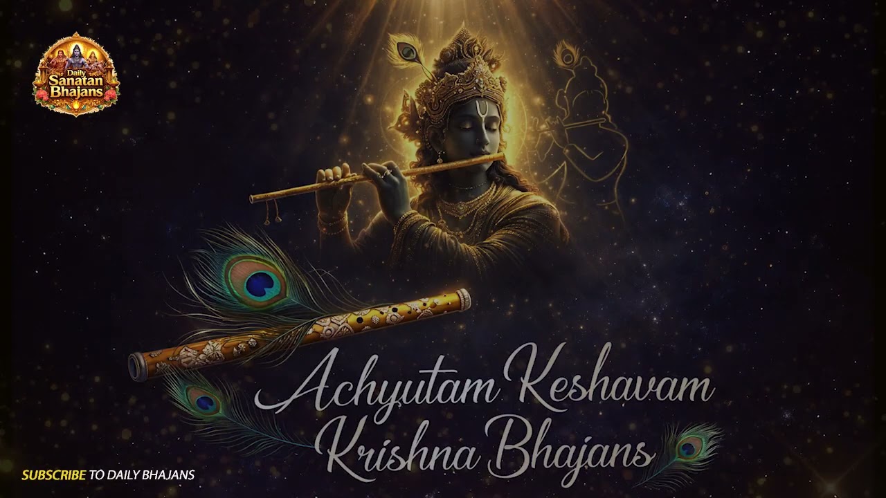 Krishna Bhakti Bhajan 🦚 | Divine Flute Music for Peace, Devotion & Positivity 🎶