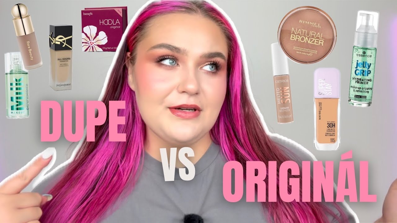 DUPES VS ORIGIN&Aacute;LN&Iacute; PRODUKTY| je to vůbec dupe? a co je lep&scaron;&iacute;?🤔