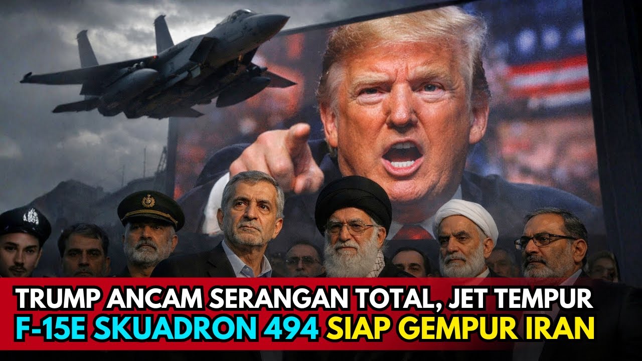 Strategi Gila Trump: Kerahkan F-15E ke Yordania, Iran Tak Punya Waktu Berpikir!
