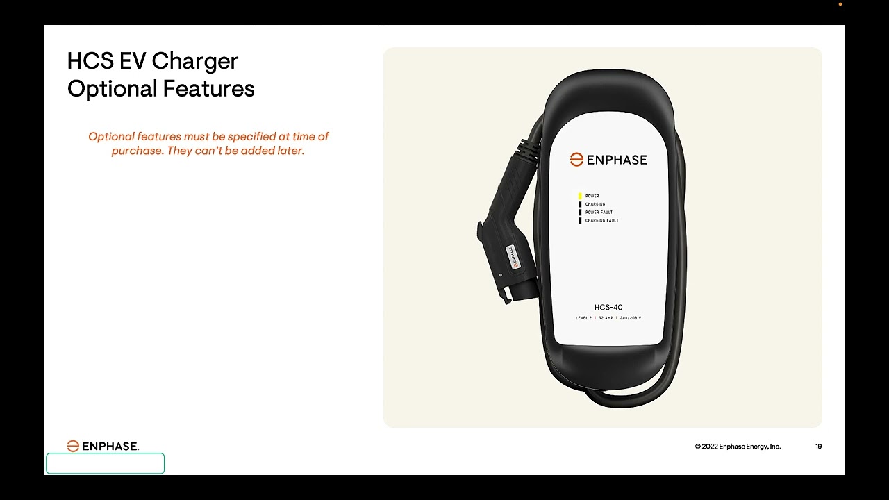 HCS EV Charger Product Line