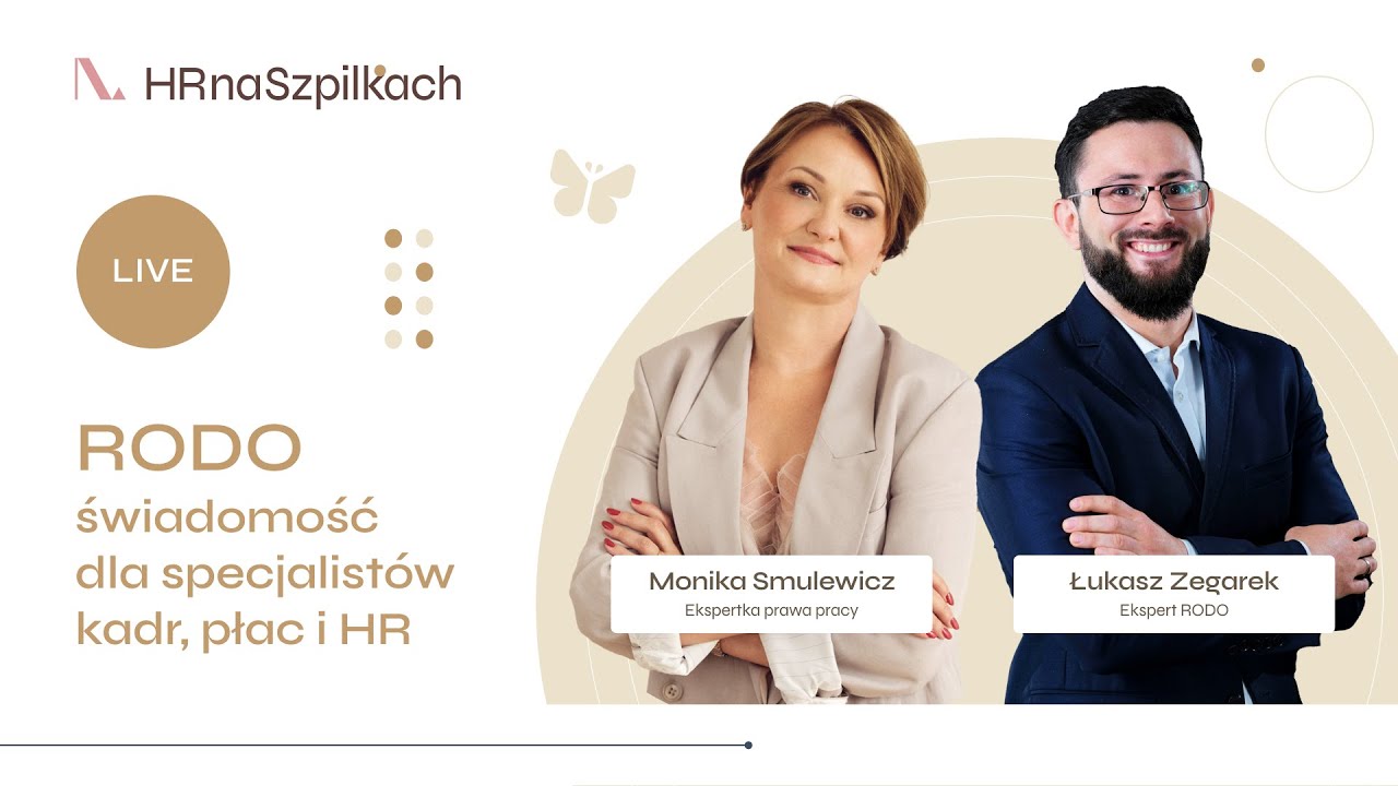 RODO świadomość dla specjalistów kadr, płac i HR - rozmowa z Ekspertem  Łukaszem Zegarkiem