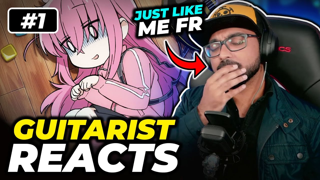 Guitarist Reacts to Bocchi the Rock! Episode 1 | First Time Reaction!