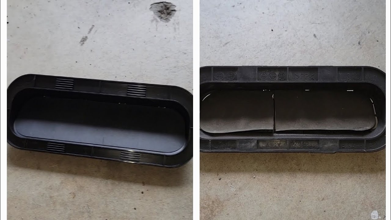 Replace Lexus IS250 IS350 ISF rear duct vent. Resolved exhaust smell in the car.