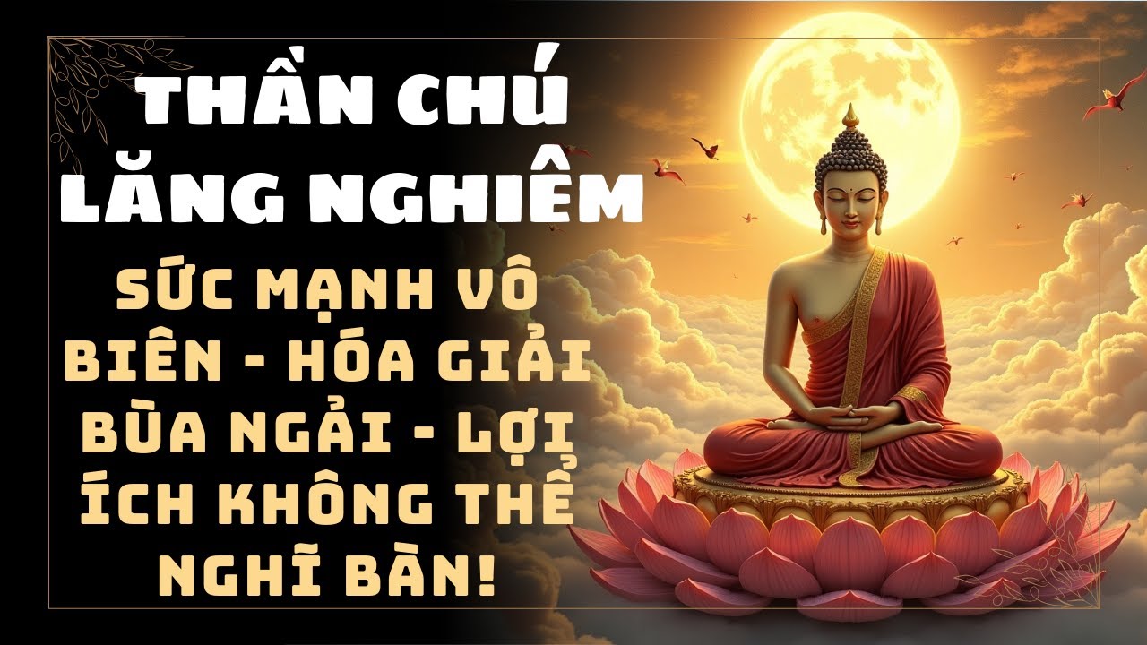 THẦN CHÚ LĂNG NGHIÊM TIẾNG PHẠN - SỨC MẠNH VÔ BIÊN - HÓA GIẢI BÙA NGẢI - LỢI ÍCH KHÔNG THỂ NGHĨ BÀN!