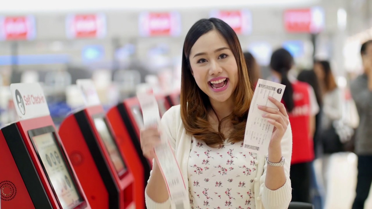 AirAsia - Self Bag Drop ปริ้นท์-แปะ-ปี๊บ