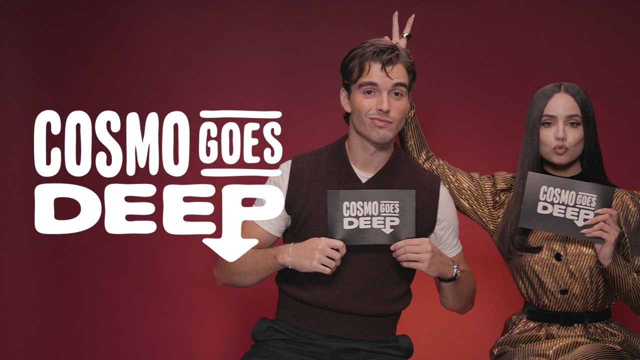 Sofia Carson & Corey Mylchreest Talk 'My Oxford Year' & Rank Bridgerton Seasons | Cosmo Goes Deep