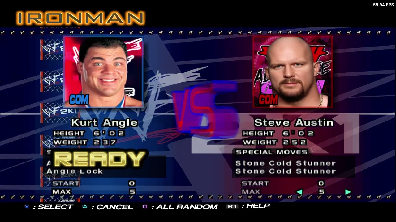 WWF Smackdown Just Bring It 2K1 Mod Xbox Series X Gameplay ( PS2 )