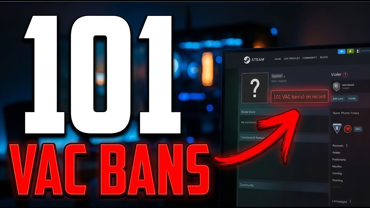 THE MOST BANNED STEAM ACCOUNT IN HISTORY...