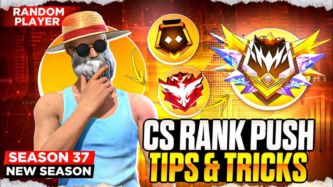 New Season ( 37 ) | Best Startegy Cs Rank Push 🔥 With Random Player's | Cs Rank Push Tips And Tricks