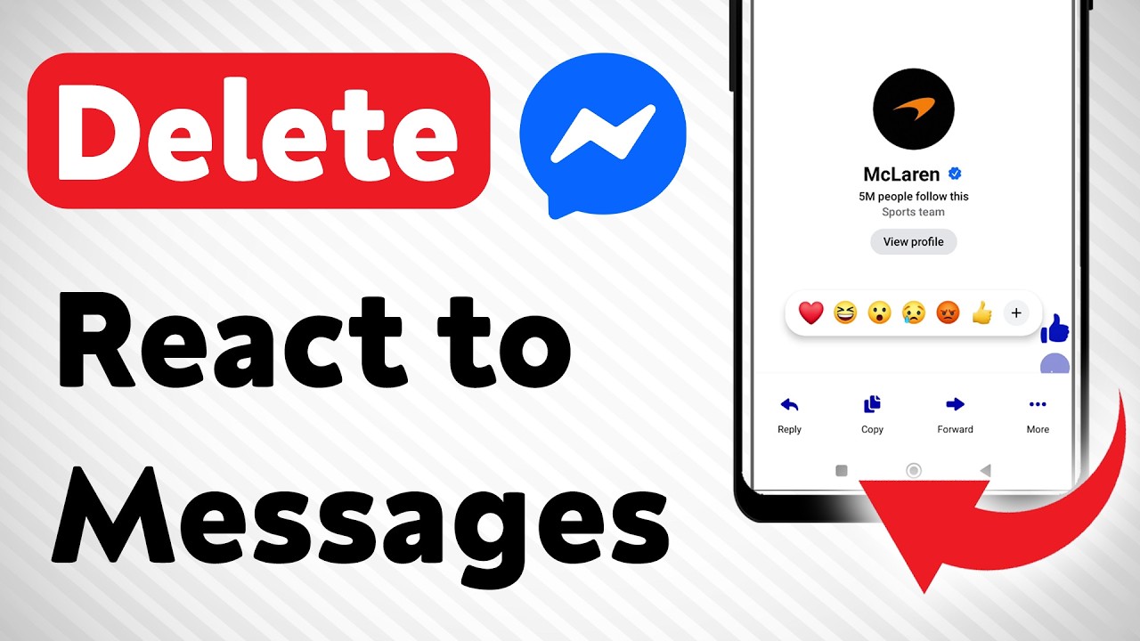 How to Delete React to Messages on Messenger (Updated)