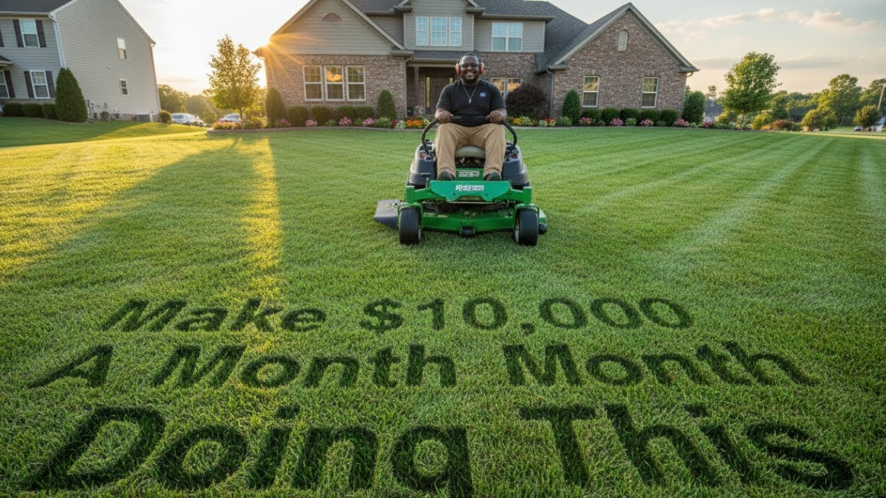 If You Can Cut Grass You Could Be Making $10,000 A Month