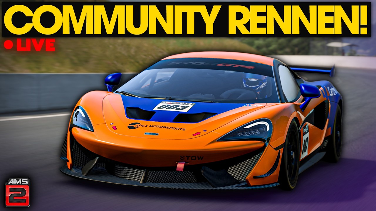 Ich habe jetzt einen AMS2 Server! Zeit für Community Racing! | ChampionJoe LIVE