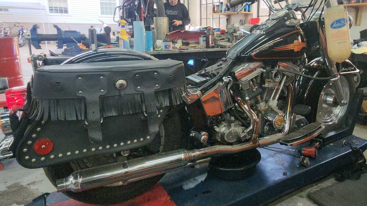 FIRST YEAR HERITAGE EVO - LAST YEAR KICKSTART HARLEY DAVIDSON FLSTC HERITAGE SOFTAIL CLASSIC