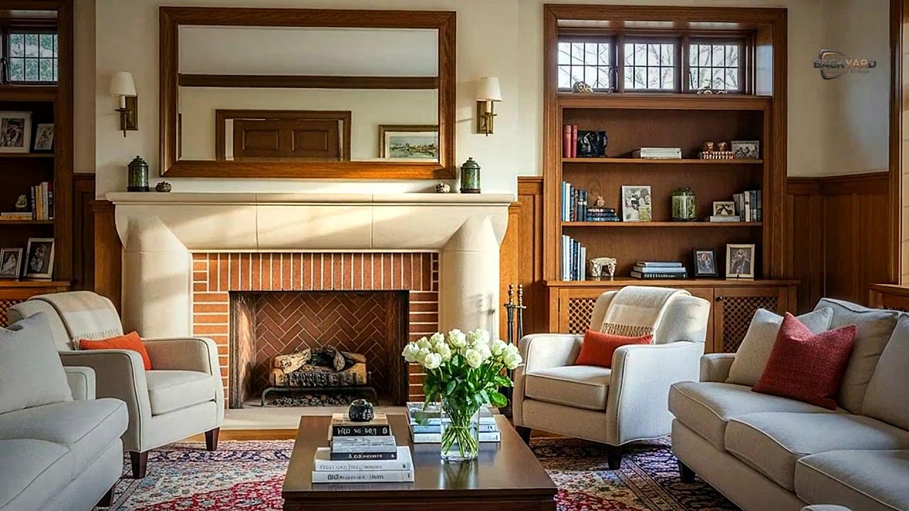 Fireplace Focal Point Living Room Live Furniture Arrangement