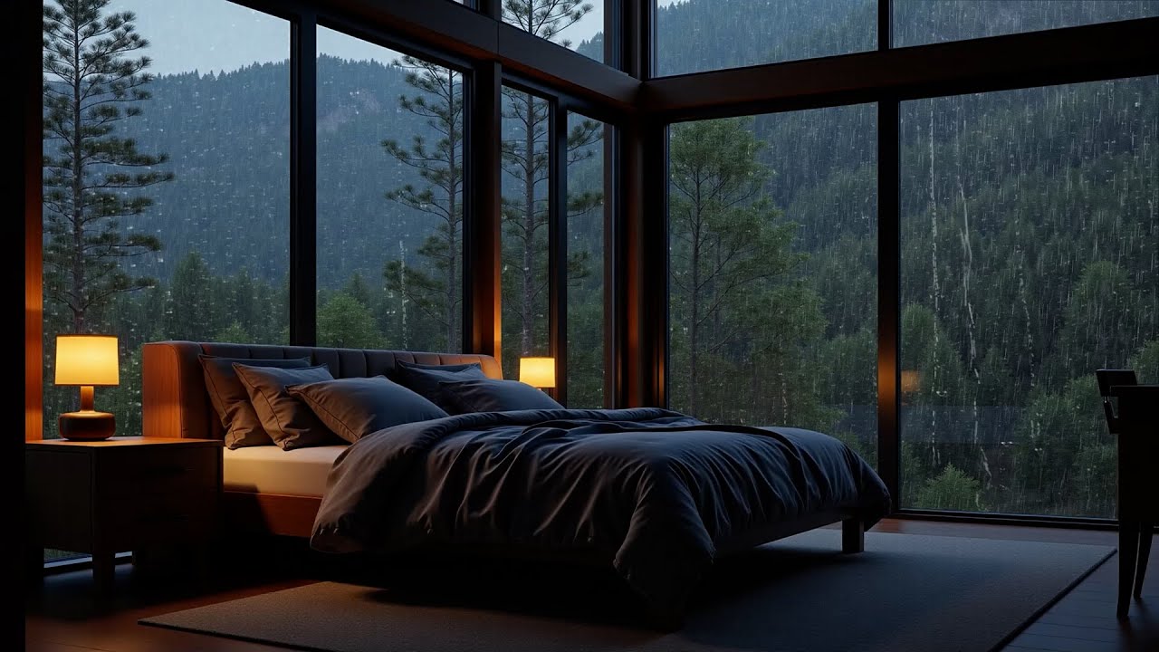 Le doux bruit de la pluie et la musique apaisante du piano vous aident à bien dormir