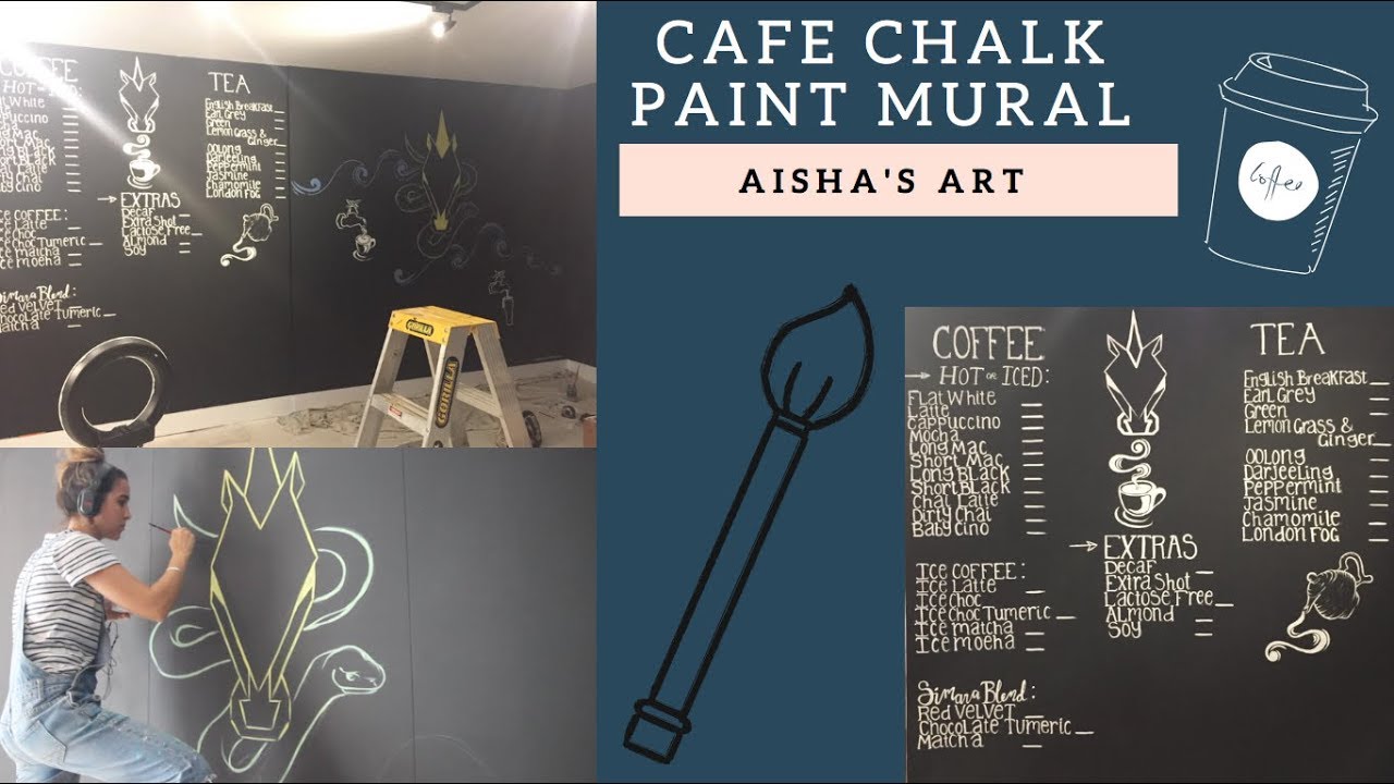 CAFE MURAL WITH CHALK PAINT (CONT/PART 2)