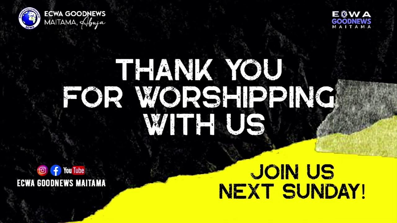 SUNDAY SERVICE 25TH JANUARY, 2026.