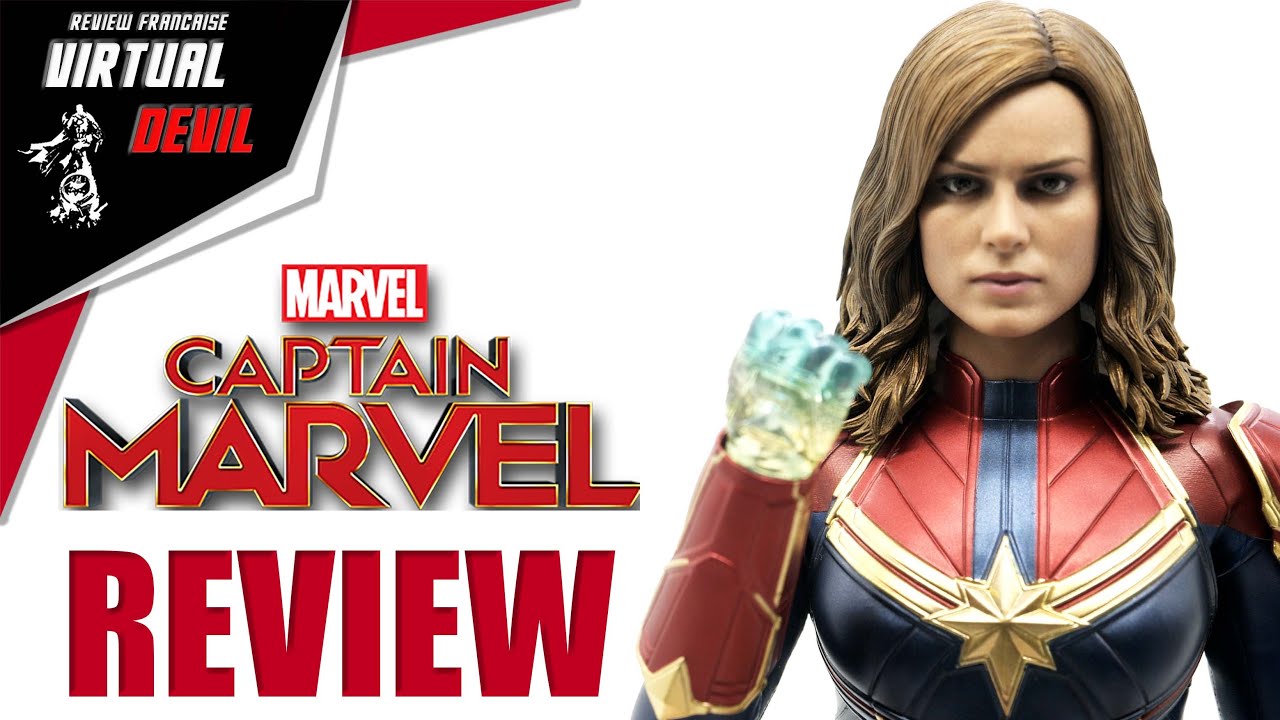 CAPTAIN MARVEL - DELUXE VERSION -  HOT TOYS - MMS 522 ! REVIEW !