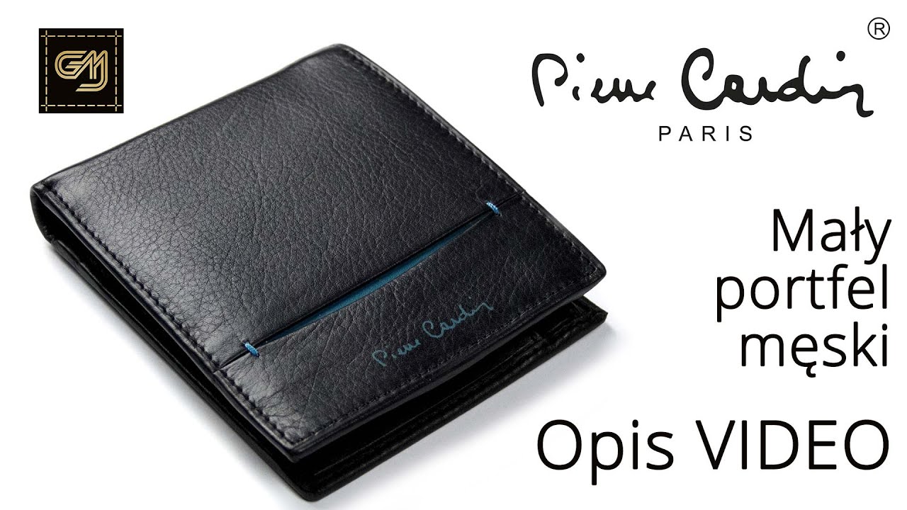 NEW 2016/17 - Mały skórzany portfel męski Pierre Cardin 8824
