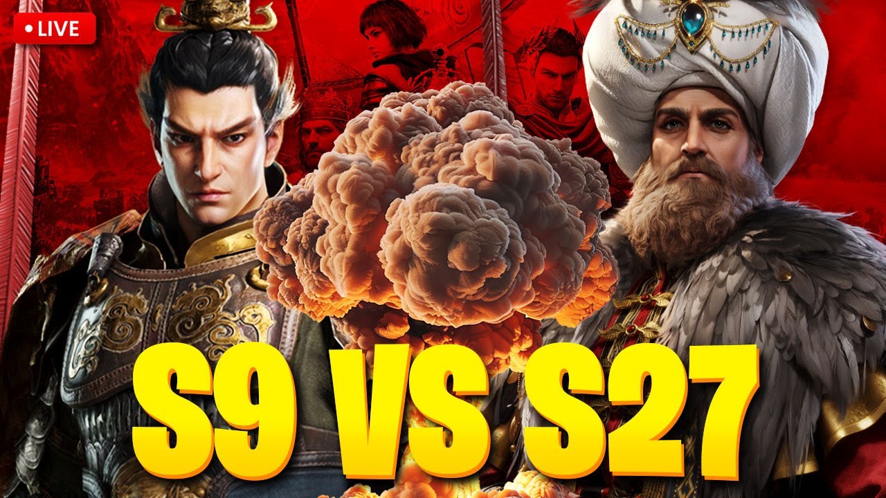 S9 vs S27 WAR STAGE + LAST STREAM BEFORE VACATION (No Delay) | Age of Empires Mobile