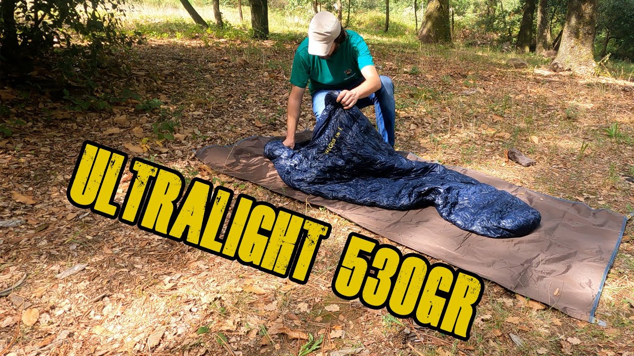 Sacco a pelo Ultralight da 530gr !! Temp 3°/-1° HYBERG VALGUS LITE