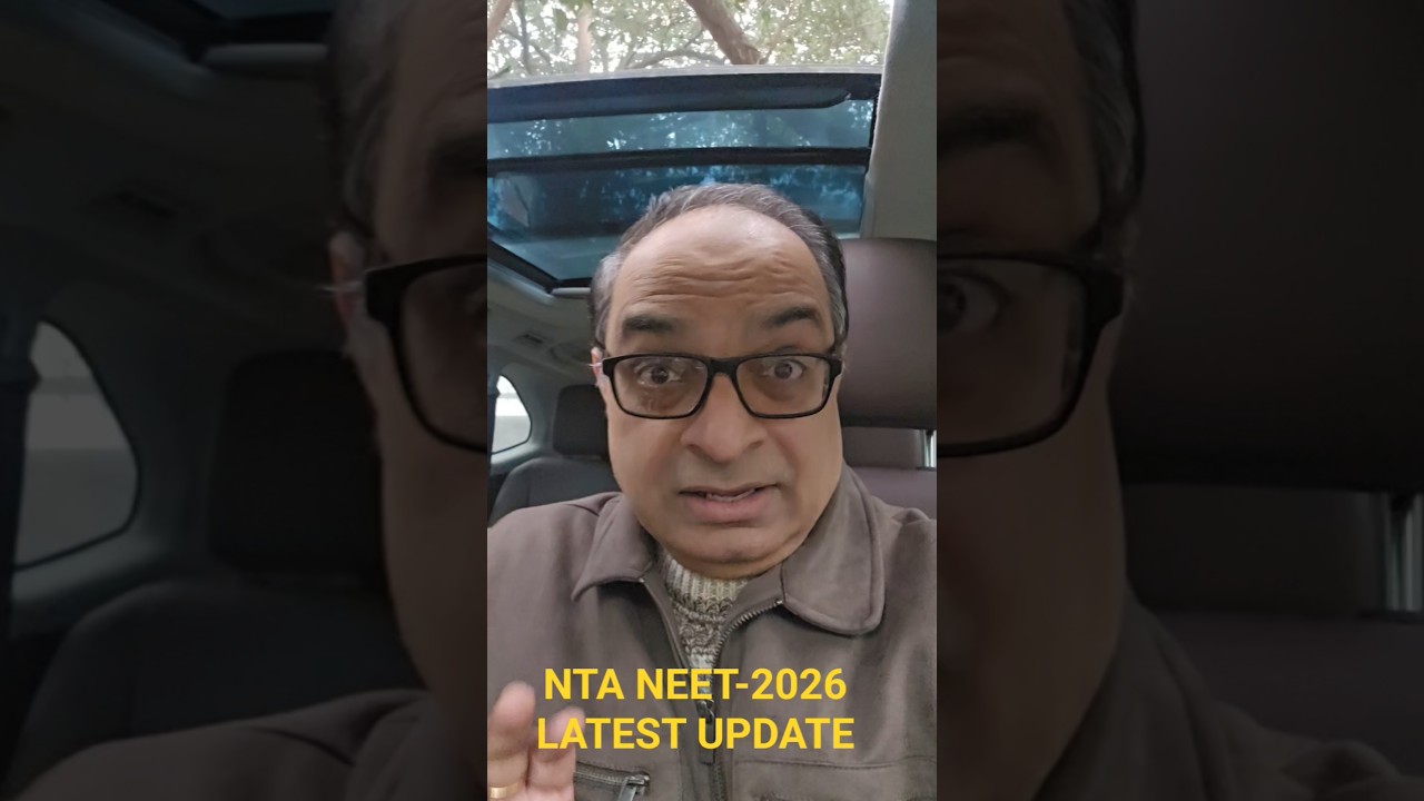 NTA NEET-26 Latest Update | Aadhar Card | UDID | Category Certificate | Dr. Sachin Kapur