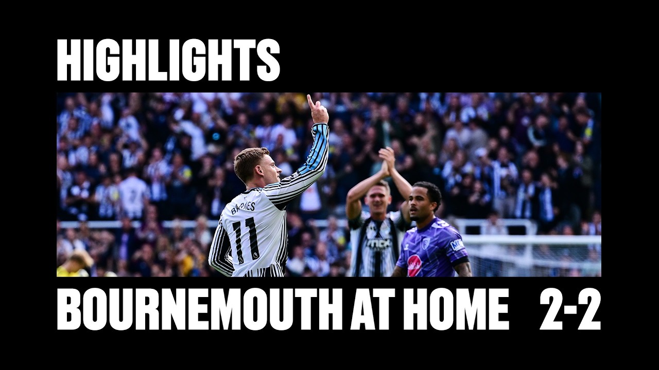 Newcastle United 2 AFC Bournemouth 2 | Premier League Highlights