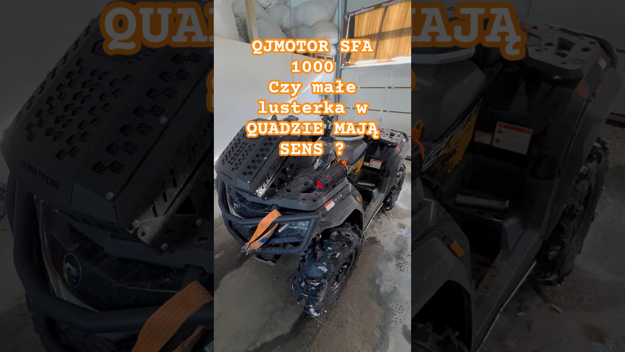QJ MOTOR SFA 1000 lusterka POWERMADD HIT CZY KIT? #atv #offroad #qjmotor #qjmotor #quad