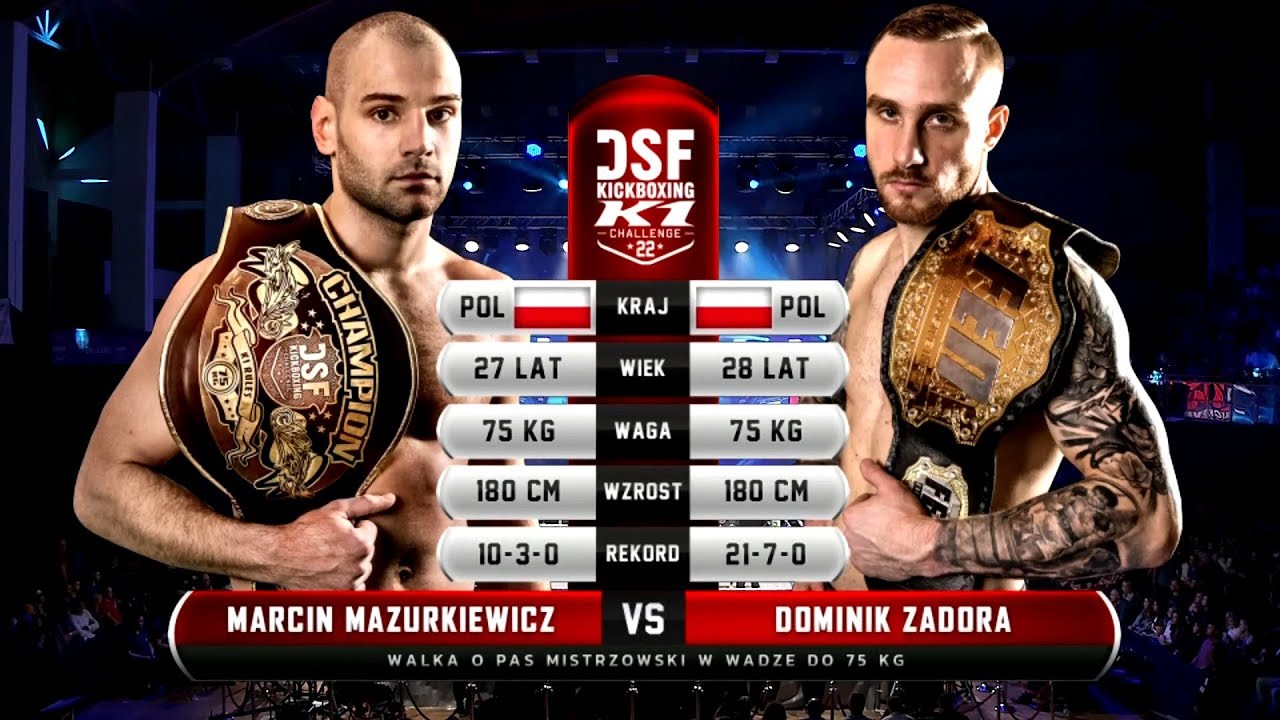 Full fight: Dominik Zadora vs Marcin Mazurkiewicz I DSF Kickboxing Challenge 22