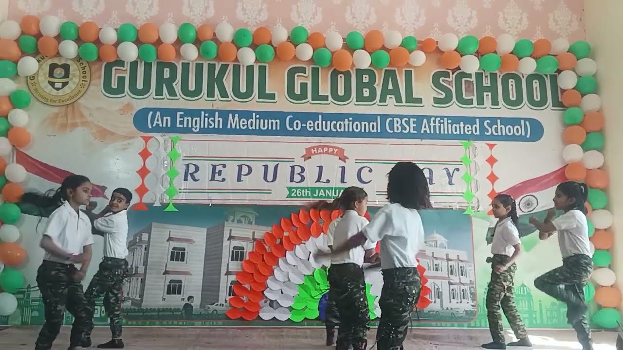 Vande Mataram (The Fighter Anthem) Dance performance on Republic day  by Class 2nd of Gurukul...