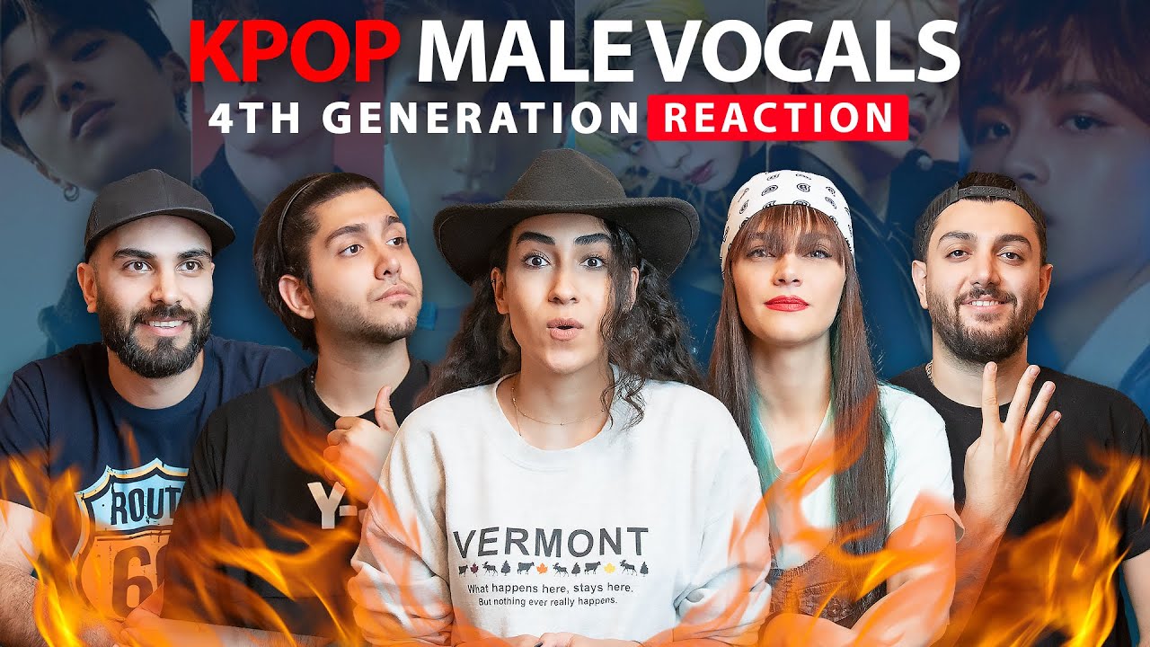 KenareTeam Reactuing to Kpop Male Vocals ( 4th Generation )