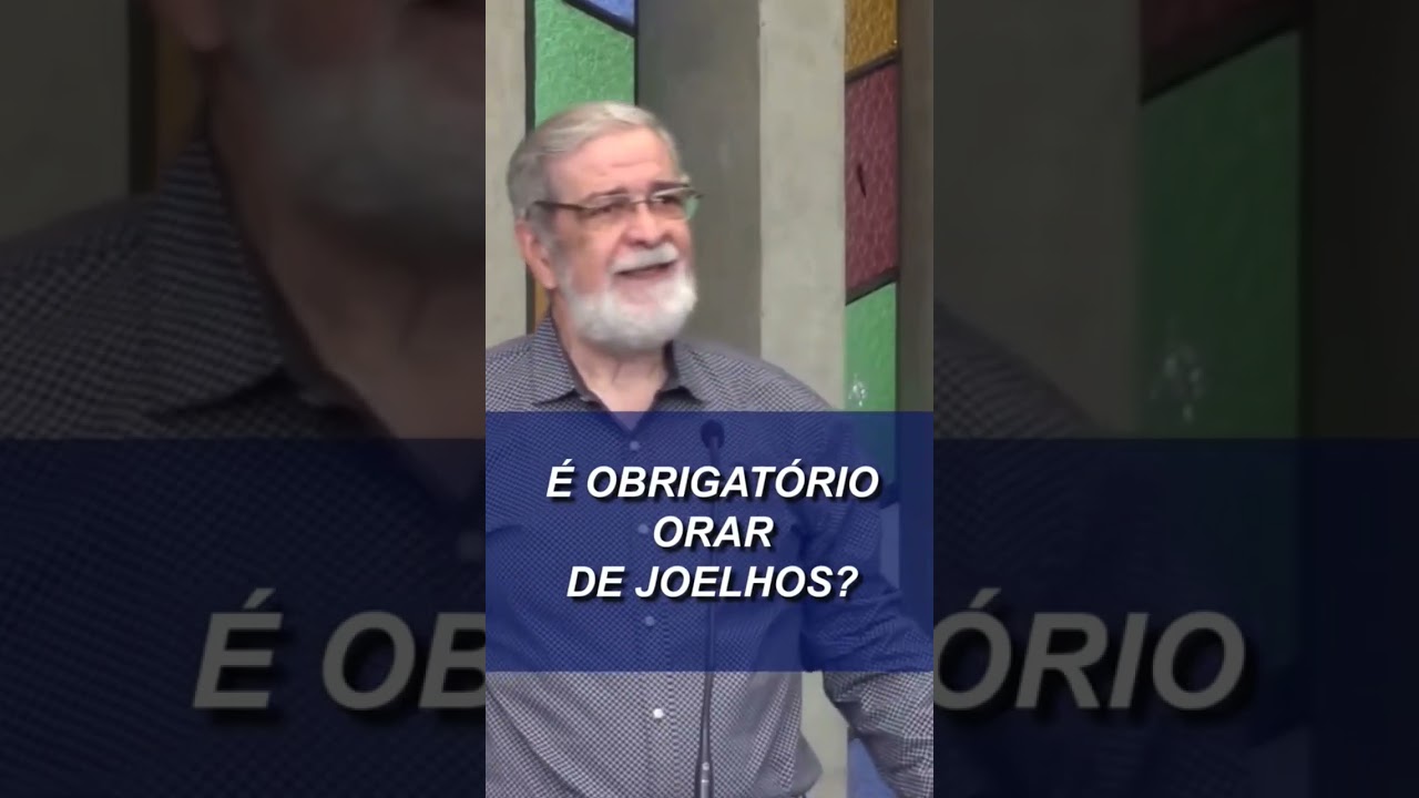 &Eacute; obrigado orar de joelhos? #augustusnicodemus #ipb