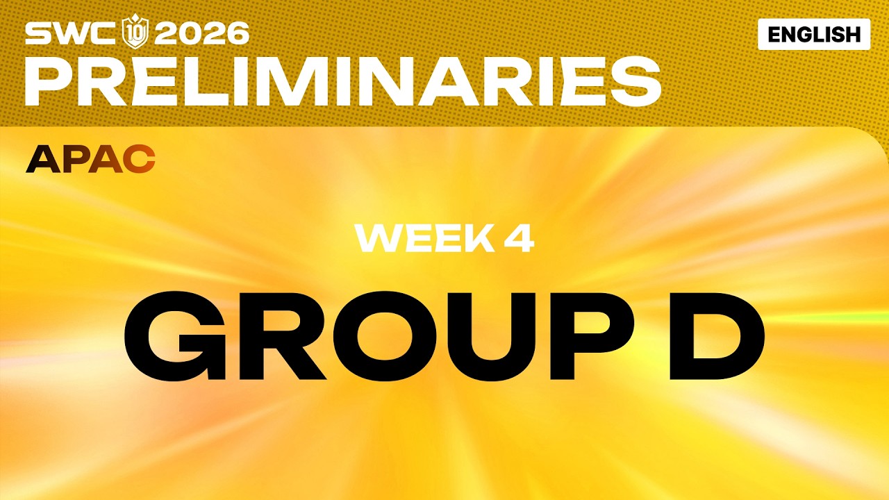 [ENGLISH] SWC2026 ASIA-PACIFIC Preliminaries Group D | Summoners War