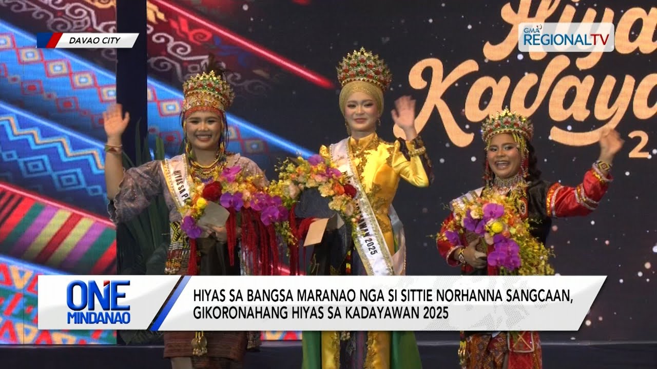 11 kandidata, nag-indigay atol sa Hiyas sa Kadayawan 2025 Grand Coronation | One Mindanao