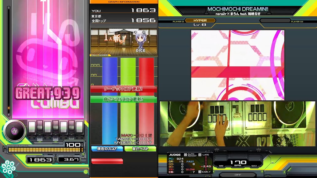 MOCHIMOCHI DREAMIN!! / SPH 正規 / FC MAX-15 【beatmania IIDX 33 Sparkle Shower】