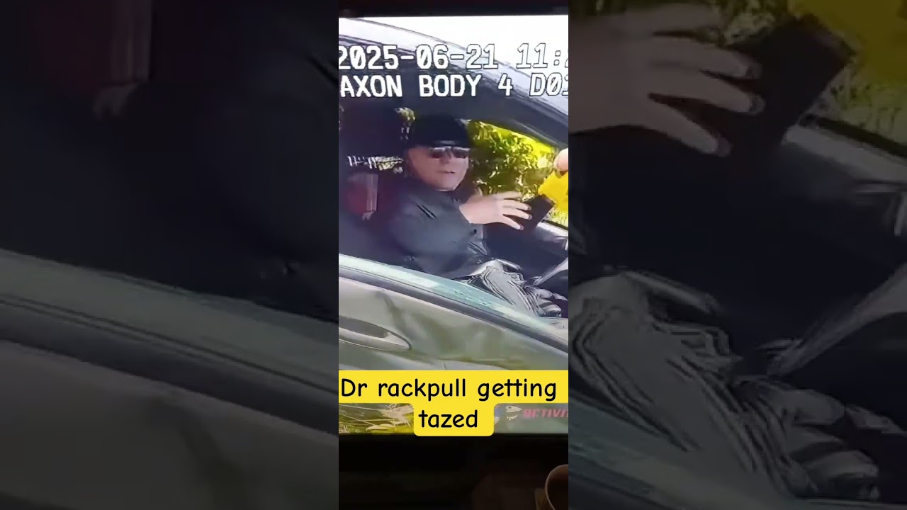 dr rackpull getting tazed