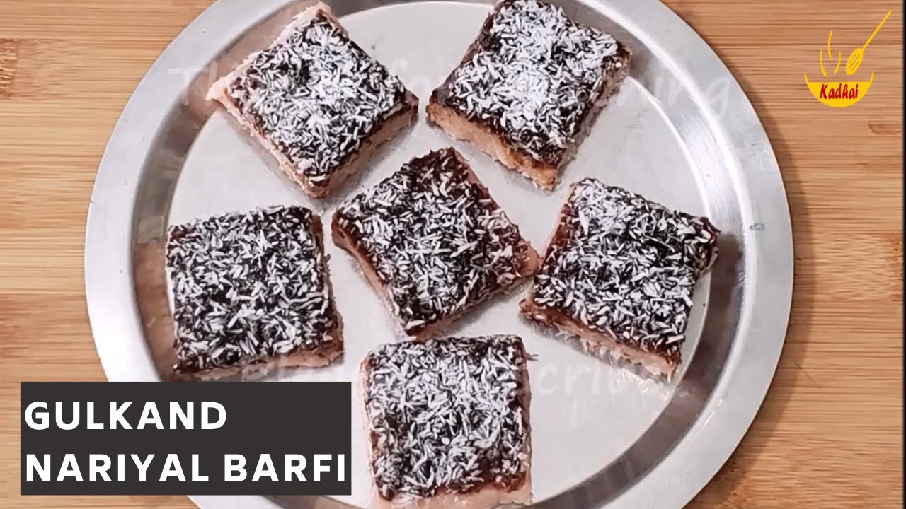 homemade barfi recipe | gulkand barfi recipe  | Indian Sweet recipe