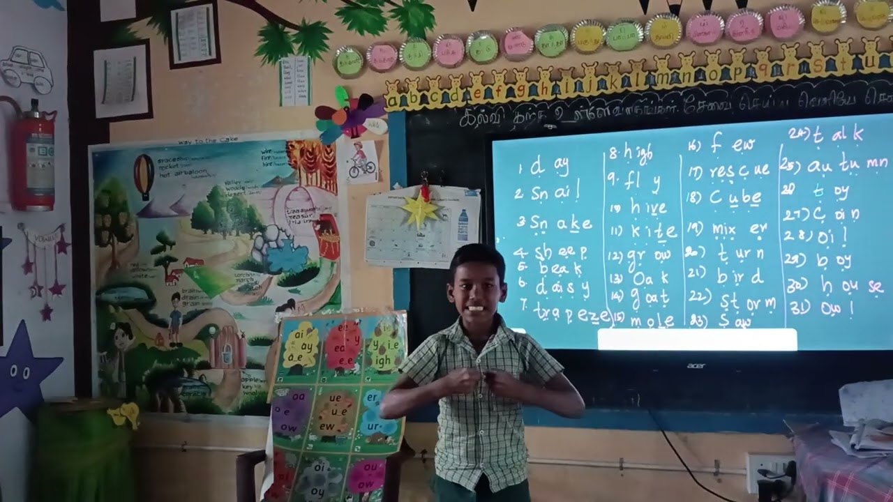 Phonics _ Practicing video 1, Pups Nilayappatty 